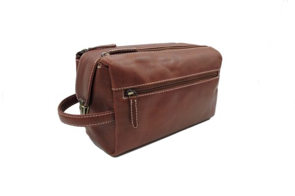 leather toiletry bag