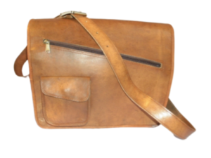 Leather Messenger Bag - Handicraft Villa