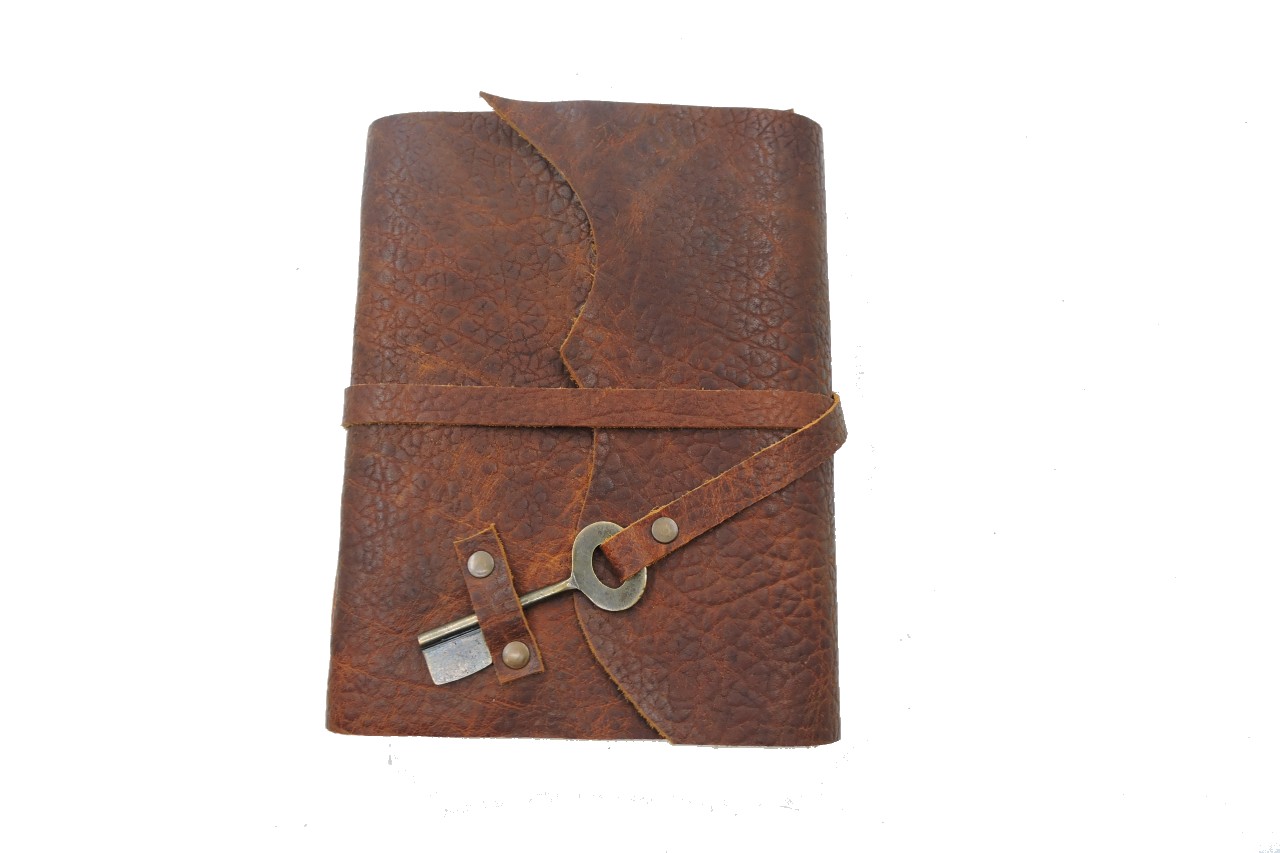 Vintage Key Leather Journal