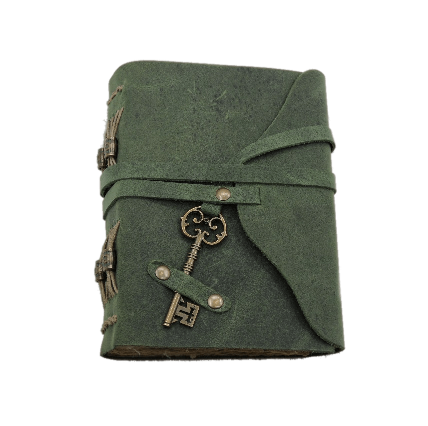 Vintage Green leather Journal