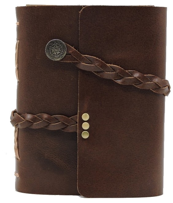 Braided Closure Leather bound Journal