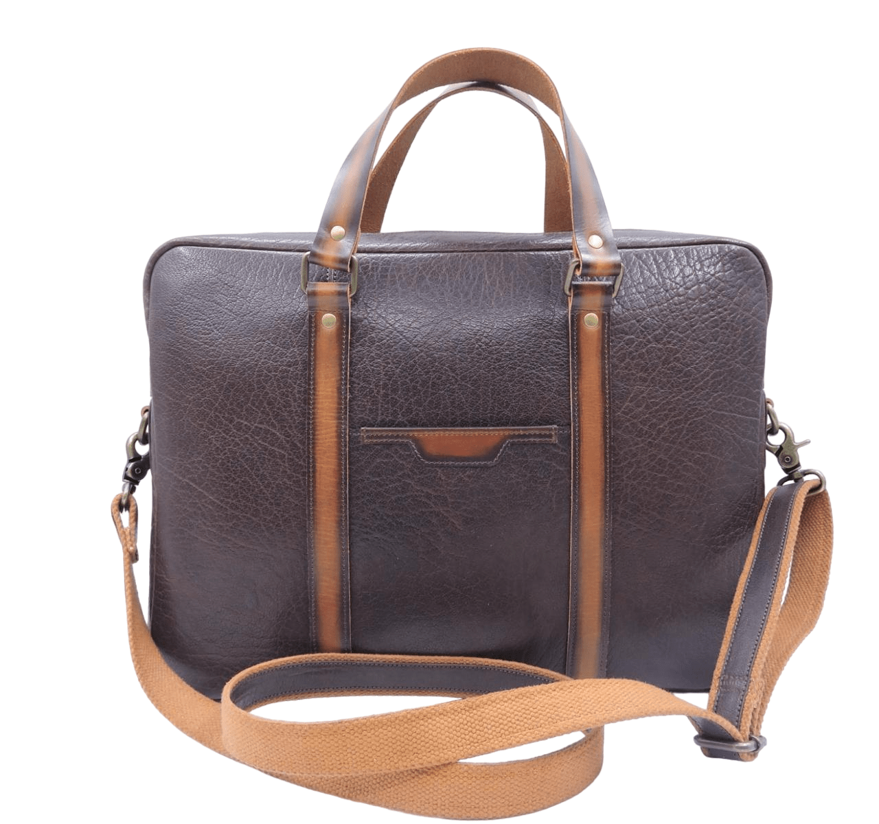 leather messenger bag